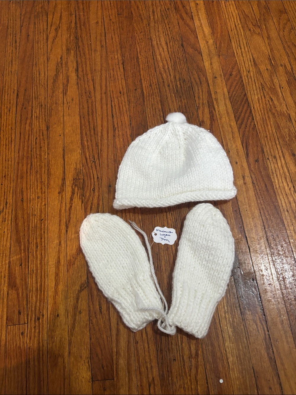 Hat & Mitten Set Handmade